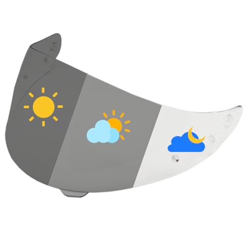C91 Helmet Shield Replacement,HJ-17 Motorcycle Helmet Visor Compatible with HJC C91/C90/C91N/CL-MAX 2/CL-MAX 3/is-MAX 2/is-MAX BT/SY-MAX 3(Photochromic) - color: Photochromic