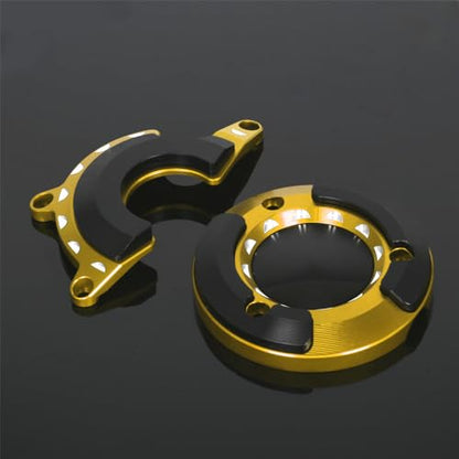 Monkey125 Left Right Engine Cover Protector Slider Compatible with Monkey 125 2022-2024 JB03 3D CNC Motorcycle Engine Crankcase Guard (Gold) - color: Gold
