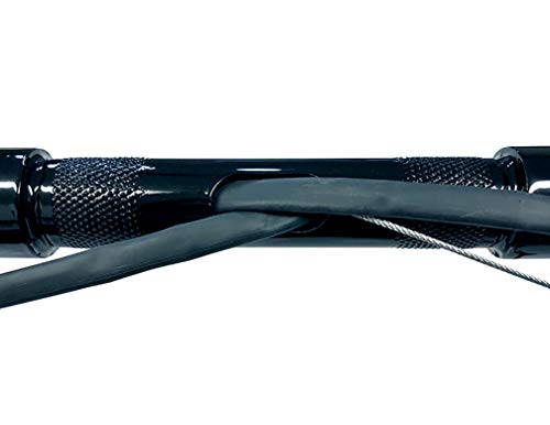 Dominator Industries 1 1/4" PRE-WIRED 14" Meathook Bar Ape Hangers Handlebars Compatible with 2014-2022 Harley Davidson Bagger Electra & Street Glide Special Ultra Limited & Low (Gloss Black)