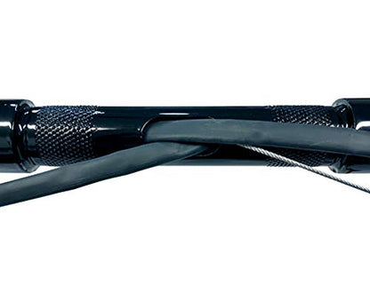 Dominator Industries 1 1/4" PRE-WIRED 14" Meathook Bar Ape Hangers Handlebars Compatible with 2014-2022 Harley Davidson Bagger Electra & Street Glide Special Ultra Limited & Low (Gloss Black)