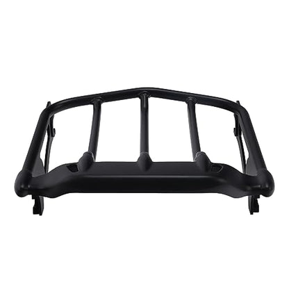 XFMT Motorcycle Black Detachable Two-Up Luggage Rack for Air Wing Harley Touring Road King Street Glide Road Glide Electra Glide 2009-Later (Black) - color: For Air-wing Luggage Rack-Black