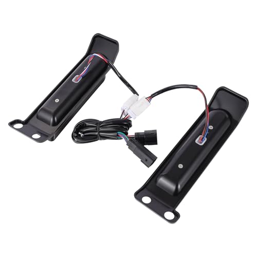LED Filler Panel Lights Rear Fender Light Motorcycle Turn Signals Brake Tail Lights Fit for Harley Touring Electra Glide Ultra Limited Road King Road Glide 2014-2024(Black Housing Smoke Lens) - color: Black Housing Smoke Lens