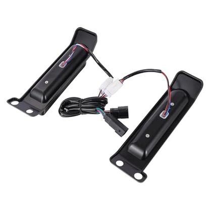 LED Filler Panel Lights Rear Fender Light Motorcycle Turn Signals Brake Tail Lights Fit for Harley Touring Electra Glide Ultra Limited Road King Road Glide 2014-2024(Black Housing Smoke Lens) - color: Black Housing Smoke Lens