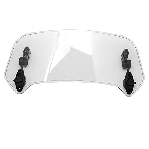 Motorcycle Windshield Extension Adjustable Spoiler Clamp-On Windscreen Deflector For 888 849 851 749 898 1098 1198