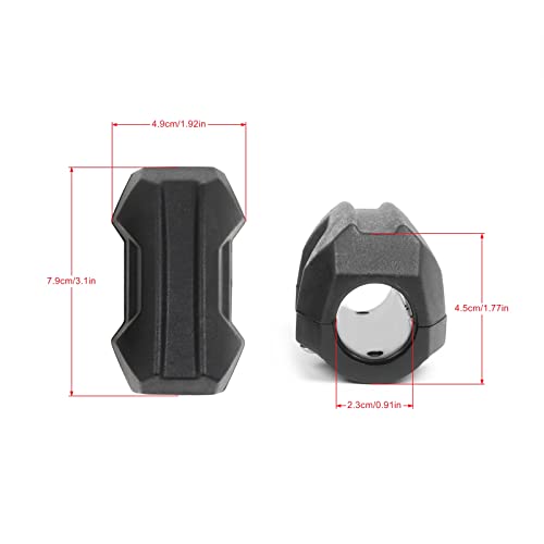 Worldmotop Universal for 2PCS 23MM Motorcycle Engine Guard Bumper Protector Crash Bar Slider