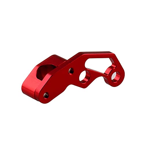 Universal Motorcycle Brake Cable Clip Oil Pipeline Clamp Aluminium Brake Clutch Wire Oil Pipe Cable Clamp Fit for Yama-ha Hon-da - color: Red