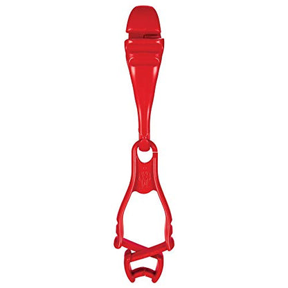 Ergodyne Squids 3400 Glove Clip Holder with Dual Clips, 6-Pack, Red - color: Red, size: 6-Pack
