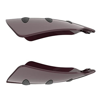 Advanblack Color Matched Hand Guard For Harley Touring & Softails - color: Black Cherry