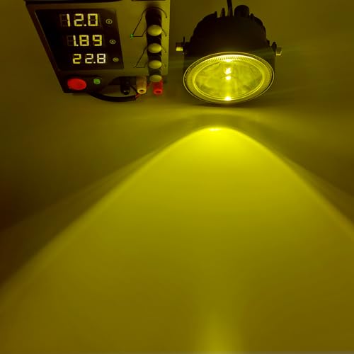 2PCS 4 Inch 60W Led Pod Lights 4x4 Offroad Yellow Driving Lights Flood Beam Waterproof Work Auxiliary Lights Bumper Lights Fit For 12V 24V Car Truck ATV Boat Motorcycle Fog Lights - color: Yellow
