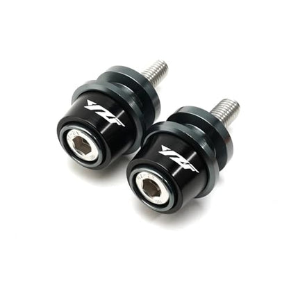 Motorcycle 6mm Swingarm Spools Slider Stand Accessories Compatible With YZF R3 R25 R6 R1 2019 2020 2021 YZFR3 YZFR1 YZFR6(Gray) - color: Gray