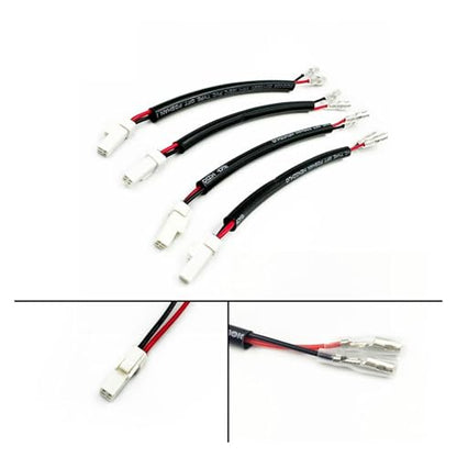 Turn Signal Cable Wire Connector Compatible With KTM 790 Duke Adventure 125 390 ADV 1290 Indicator Adapter Plug Super Wiring Harness(4pcs) - color: 4pcs