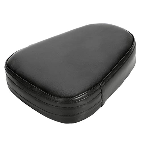 OSAN Universal Motorcycle Synthetic Leather Rear Sissy Bar Backrest Cushion Pad - Black
