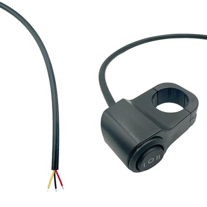 2PCS Motorcycle Handlebar Switch 12V ON-Off-ON Light Toggle Switches Waterproof Aluminum Alloy ATV Compatible with Motorcycle ATV UTV Scooters 7/8" Handlebars (22mm) - size: ON-Off-ON