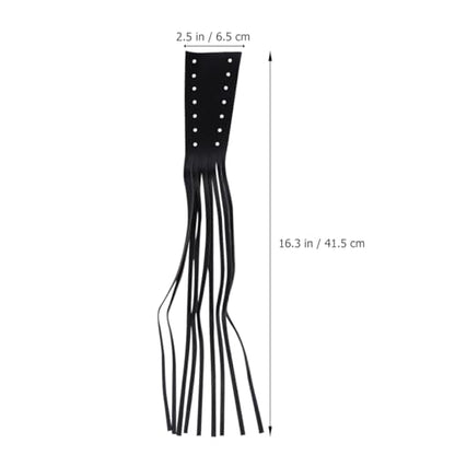 Garneck Motorcycle Lever Tassels Fringe Leather Motorcycle Lever Handlebar Throttle Brake Clutch Grip Covers Wraps