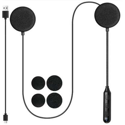 SAMDO Motorcycle Helmet Bluetooth Headset Speakers Outdoor Sports Hands-Free Headphones Bluetooth 5.3 for Cycling, Skiing, Riding Automatic Answering Voice Assistant Music Player Y1