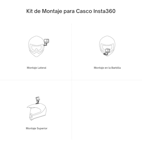Insta360 Helmet Mount Bundle for ONE R, ONE X, ONE Action Camera