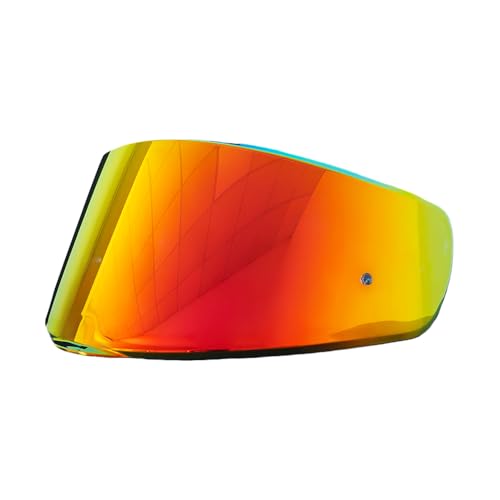 Sedici Strada 3 Visor,UV Protection Motorcycle Helmet Face Shield Visor Replacement Compatible with Sedici Strada 2 Strada 3 FT2 VECTOR FF801 FF397(Revo Deep Red) - color: Revo Deep Red