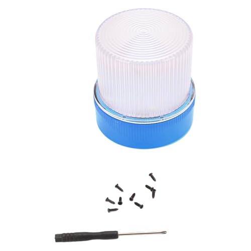 Marhynchus Traffic Emergency Light, Portable LED Strobe Beacon with Magnetized Roof Mount and Hook IP67 Water Proof for Car Motorcycle Truck Roadside Emergencies (Blue White) - color: Blue White