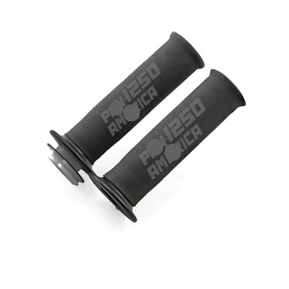 for PAN AME&RICA 1250 S PA1250 2023 Motorcycle Universal Heat Shrinkable Grip Cover Antislip Rubber Handlebar Grip Gripss Handlebars - color: NO LO-GO
