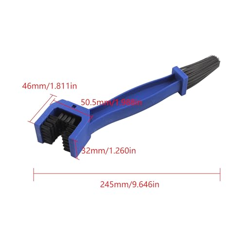 Enduro Motocross Chain Brush Care Cleaning Electric Vehicle Tool Motorcycle Moto Cycling Maintenance Cleaner(Black) - color: Black