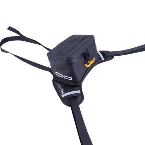 Giant Loop Buckin' Roll Tank Bag, Small Waterproof Motorcycle Tank Bag, 1.5-Liters Capacity, Fits Any Dirt Bike, Adventure, Dual Sport & More (Black, 1.5L) - color: Black, size: 1.5L