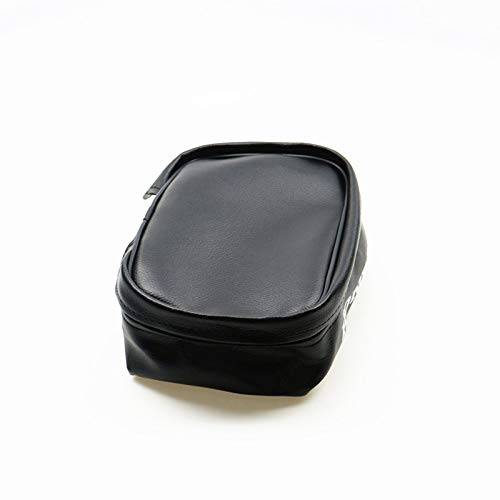 Universal Dirt Bike Off-road PU Leather Tool Bag Storage Tool For Motorcycle Honda Kawasaki Yamaha XR250 KLX250 DRZ 250 (Black) - color: Black