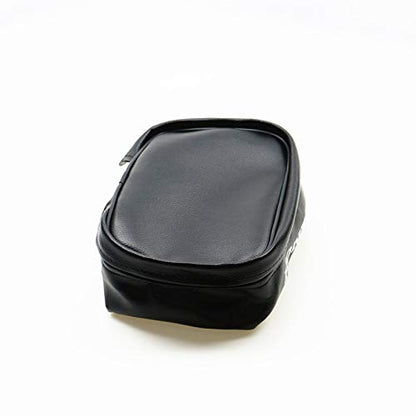 Universal Dirt Bike Off-road PU Leather Tool Bag Storage Tool For Motorcycle Honda Kawasaki Yamaha XR250 KLX250 DRZ 250 (Black) - color: Black