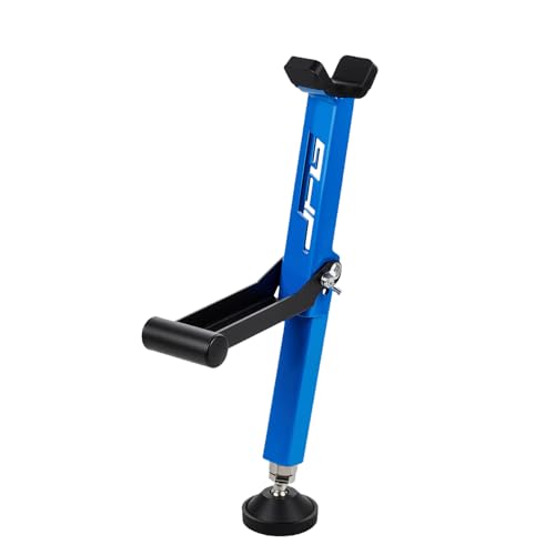 JFG RACING Motorcycle Rear and Front Wheel Lift Stand Trail Stand Easy And Portable-Second Generation New Design for Most Motorcycle Wheels-Blue - color: Blue