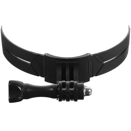 Ciieeo Universal Motorcycle Helmet Camera Mount Holder Lightweight Portable Abs Chin Support Stand Compatible with Sports Cameras and Other Devices for Riding