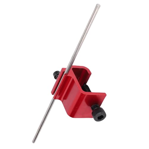 Chain Alignment Tool 08-0048 Aluminium Alloy Motor 08-0048 Chain Alignment Tool Universal Aluminium Alloy Motorcycle and ATV Adjusting for Aluminiu (Red) - color: Red