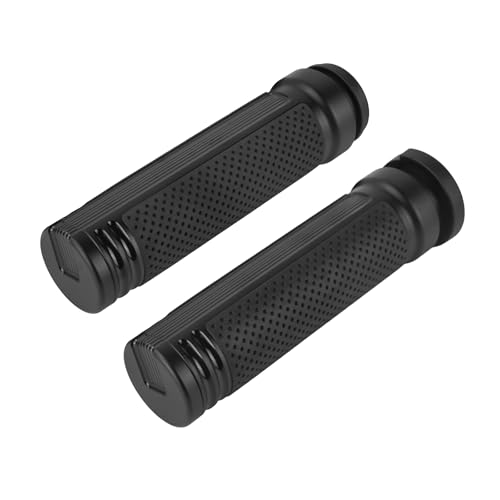 Motorcycle Hand Grips 1" Electronic Throttle Handlebar Grips Fit for Touring Trike 2008-2025 Softail 2016-2024 FLHR FLHTC FLHT FLFB FXFBS FXLR (All Black)