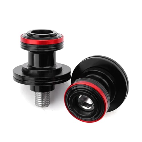 Compatible with 450MT 450NK 450SR 800MT 675SR-R 675SR 700CLX 650GT 800MT-X 650NK Motorcycle M10 Swingarm Spools Rear Stand Screws Sliders (Red) - color: Red