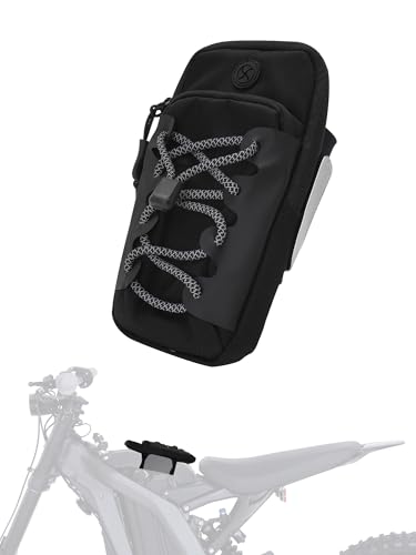 JFG RACING Frame Battery Bag for Electric Dirt Bike,Motorcycle Cover Storage Pouch for E Dirtbike Yozma IN10/Tutti Soleil 01/Surron Light Bee/E Ride Pro S SS SR/Talaria MX3 MX4 MX5 Ebike Accessories - color: Black, size: 7.36"Lx 3.54"W