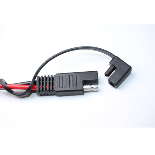 2 Pack X-Connect SAE Adapter fit for GC009 NOCO Genius Battery Charger Accessories,14AWG Pure Copper Wire and 20A Fuse, Waterproof Plug, to Quick Connections Already on Motorcycles, Cars, ATVs UTVs