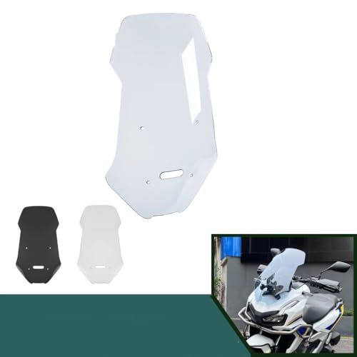 Motorcycle Windshield Windshield Windscreen for ADV160 2023 2024 ADV150 2019-2023 Motorcycle Wind Deflector Shield Screen ADV 150 160 Parts Motorbikes Deflector, Black