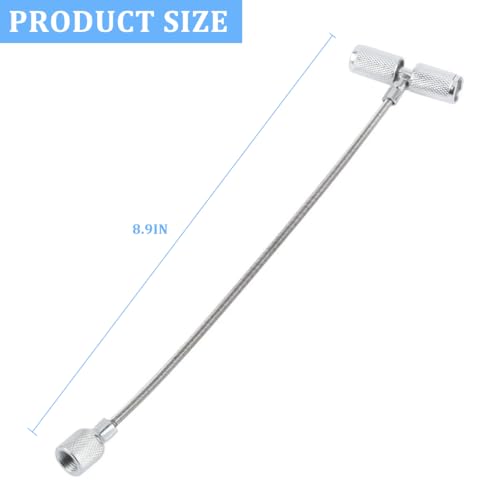 Car Valve Stem Installation Fishing Tool, 3 in 1 Multifunction Vehicle Tire Plug Core Puller Remover, Wheel Valve Stem Installation Removal Repair Fishing Tool, Universal for Vehicles - size: 1PC