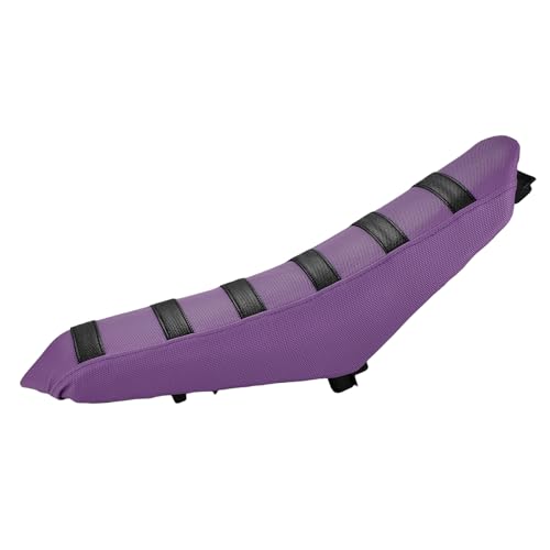 Electric Dirt Bike Seat Cover for Tutti Soleil 01,Black Stripe Non-Slip Motorcycle Cushion Cover for Tuttio Soleil01-Purple - color: Purple