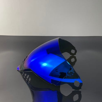 Airflite Shield Uv-protected For ICON IC-06 Airflite Face Shield Replacement Helmet Visor (Revo Deep Blue-day use only) - color: Revo Deep Blue-day Use Only