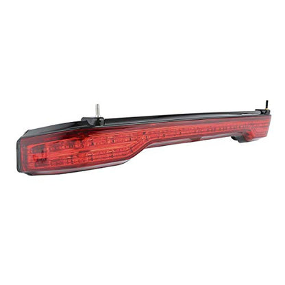 TCMT King Tour Trunk Brake Turn Tail Light Wrap Fits For Harley 2014-2025 Road King Road Street Electra Glide Tri Glide Ultra Limited Pack - color: Red Lens Black Housing A, size: Single Light