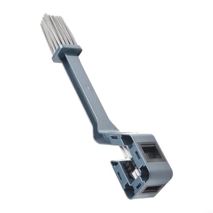 Bicycle Chain Cleaning Brush, Fully Enclosed Chain Scrubber Tool for Road Mountain Bike & Motorcycle Maintenance, ABS Cleaner with Soft Bristles for Deep Cleaning(灰色)
