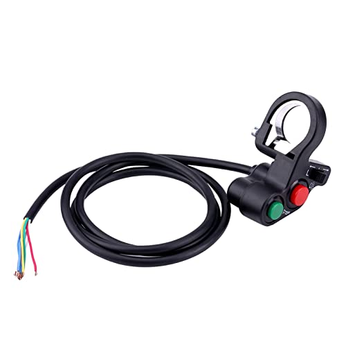Handlebar Switch, Motorcycle Turn Switch Headlight Turn Light Horn On Off Push Button Motorcycle Handlebar Switch for Motorcycle with 22mm/(7/8inch) Handlebar