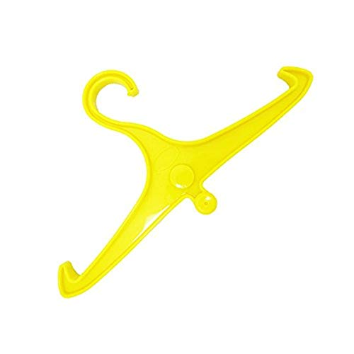 Scuba Choice Wetsuit & Drysuit Hanger – Heavy-Duty Hanger for BCD, Wetsuits & Scuba Gear Storage, Drying & Organization - color: Yellow (Anti-slip)