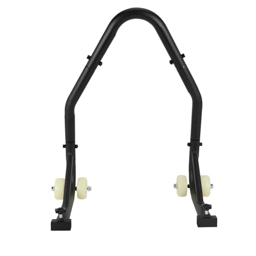 Motorcycle Stand Lift 850lbs Front Rear Wheels with L Fork Adjustable Swingarm Spool,Heavy Duty Universal for CRF CR XR RM KX KLX YZ TTR PW SSR Apollo TAO TAO SDG Dirt Pit Bike