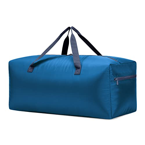iFARADAY Foldable Duffel Bag 30" / 75L Lightweight with Water Rresistant for Travel-Blue - color: Blue-75L