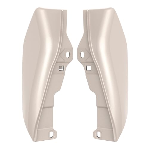 Mid Frame Air Deflectors Heat Shield Fit for Harley Touring 2009-2026 White Sand Pearl - color: White Sand Pearl