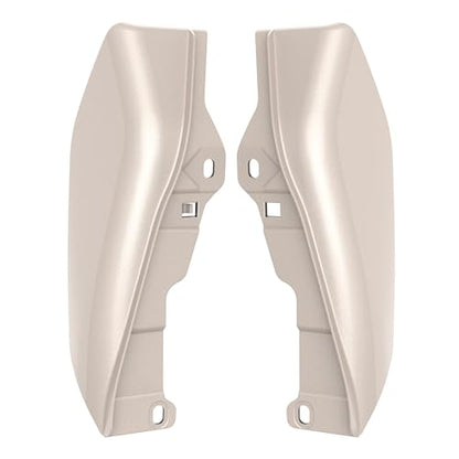 Mid Frame Air Deflectors Heat Shield Fit for Harley Touring 2009-2026 White Sand Pearl - color: White Sand Pearl