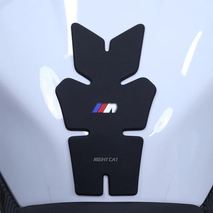 NIGHT CAT Motorcycle Tank Pad,Compatible with 2019 and Later Years S1000R S1000RR,Motorcycle Fuel Tank Protector,Gas Tank Decals(Tank pad) - size: Tank Pad - Black