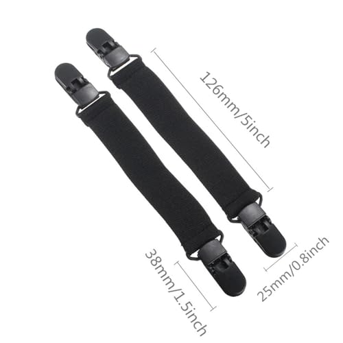 Cycling Pant Leg Band 12pcs Boot Straps Riding Pant Clips Stirrups Arrival Useful Elastic Motorcycle Bicycle Biker Leg Strap Car for Riding Climbing Fishing Outdoor Sports