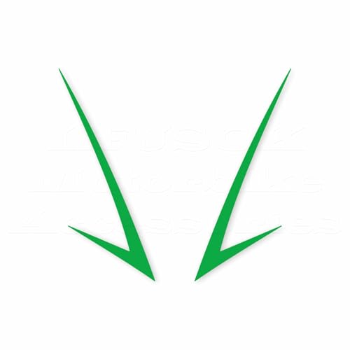 Motorcycle Front Fairing Reflective Sticker Decals,Green | Compatible with Yamaha YZF R25 R3 2019-2022 - color: Green