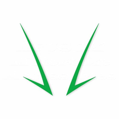 Motorcycle Front Fairing Reflective Sticker Decals,Green | Compatible with Yamaha YZF R25 R3 2019-2022 - color: Green